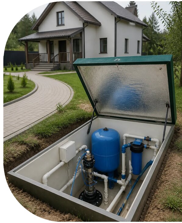 Автономное водоснабжение дома в Сальске от 152520 р. | АПаруса-Слс